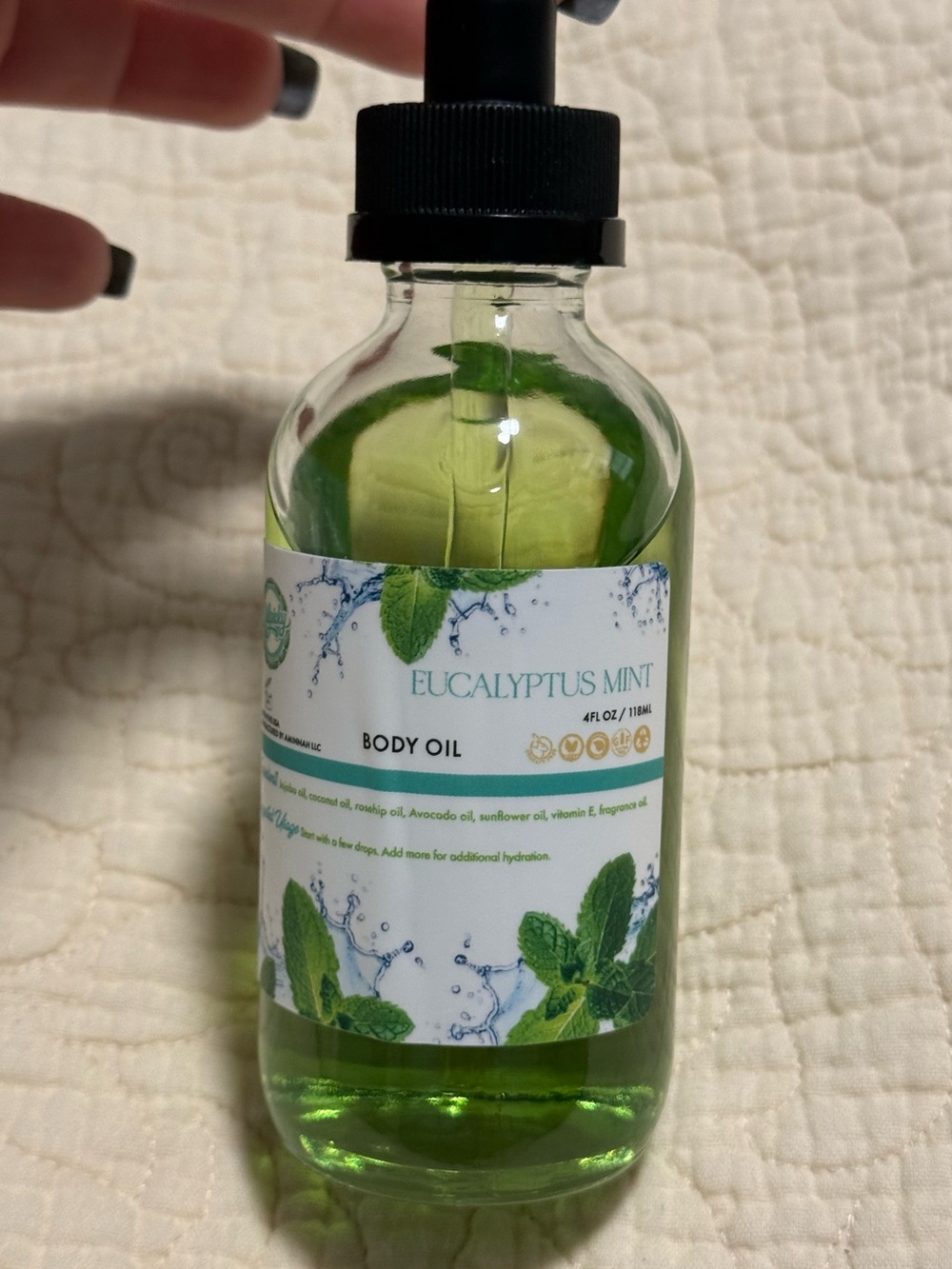 Aminnah/Dillpicky collab “Eucalyptus Mint” Body Oil - Soothing Hydration
